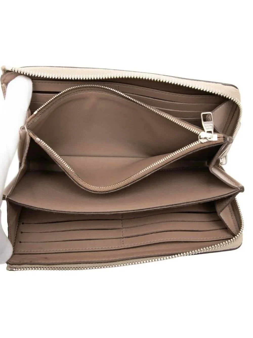 Louis Vuitton Portefeuille Comet Wallet Beige Leather